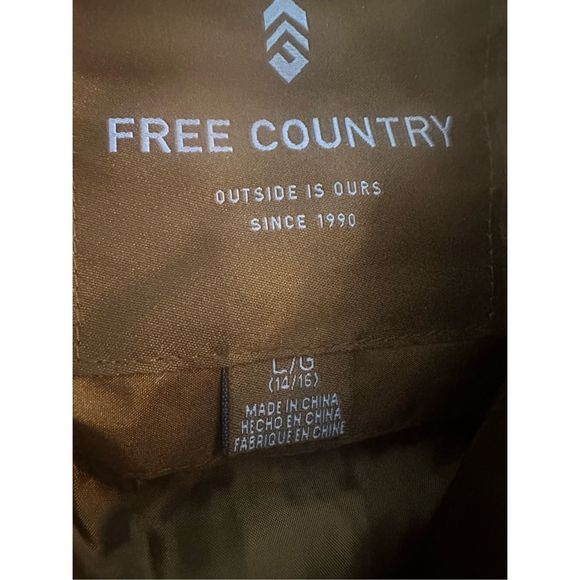 Free country Teen Boys stadium Parka size 14/16 snow winter coat jacket - Picture 5 of 6